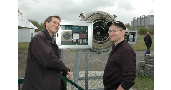 Martin Roeb and Anders Elsberg at DLR.JPG