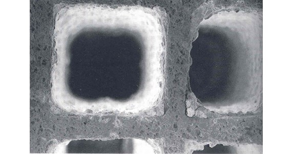 SEM washcoat on oxide honeycomb.jpg